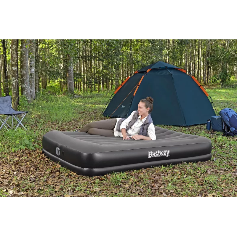 Bestway Tritech Queen Luftmatratze mit integrierter USB-Pumpe 2,03 m x 1,52 m x 36 cm