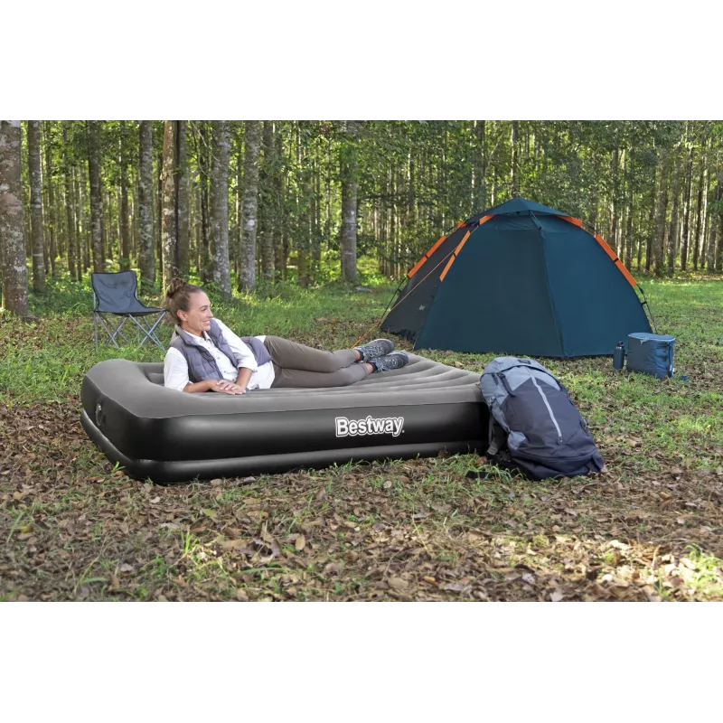 Bestway Tritech Queen Luftmatratze mit integrierter USB-Pumpe 2,03 m x 1,52 m x 36 cm