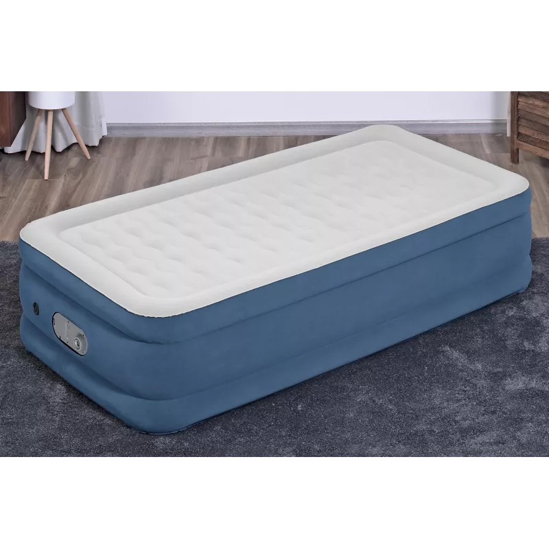 Bestway AlwayzAire Twin Luftbett mit integrierter Doppelpumpe 1,91 m x 97 cm x 46 cm