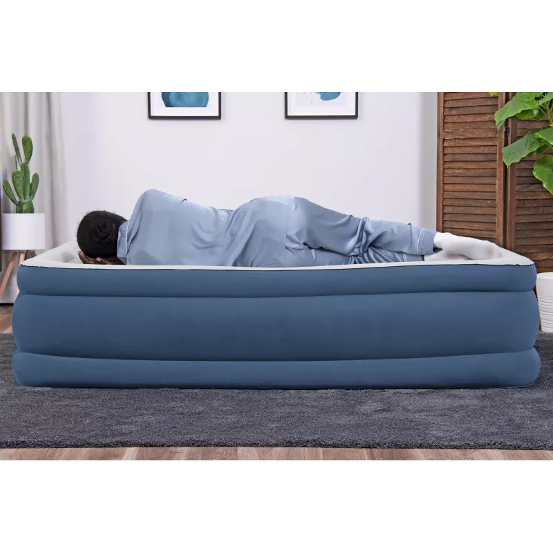 Bestway AlwayzAire Twin Luftbett mit integrierter Doppelpumpe 1,91 m x 97 cm x 46 cm