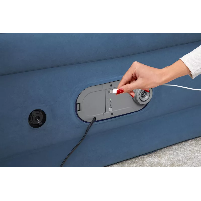 Bestway AlwayzAire Twin Luftbett mit integrierter Doppelpumpe 1,91 m x 97 cm x 46 cm