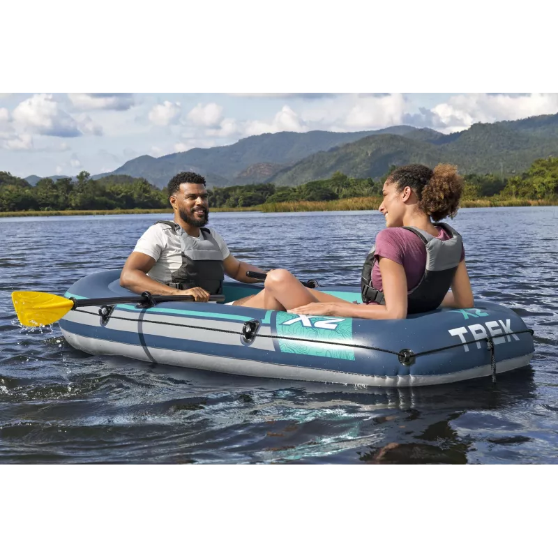 Bestway Hydro Force Trek X2 Aufblasbares 2-Personen-Floß-Set 2,32 m