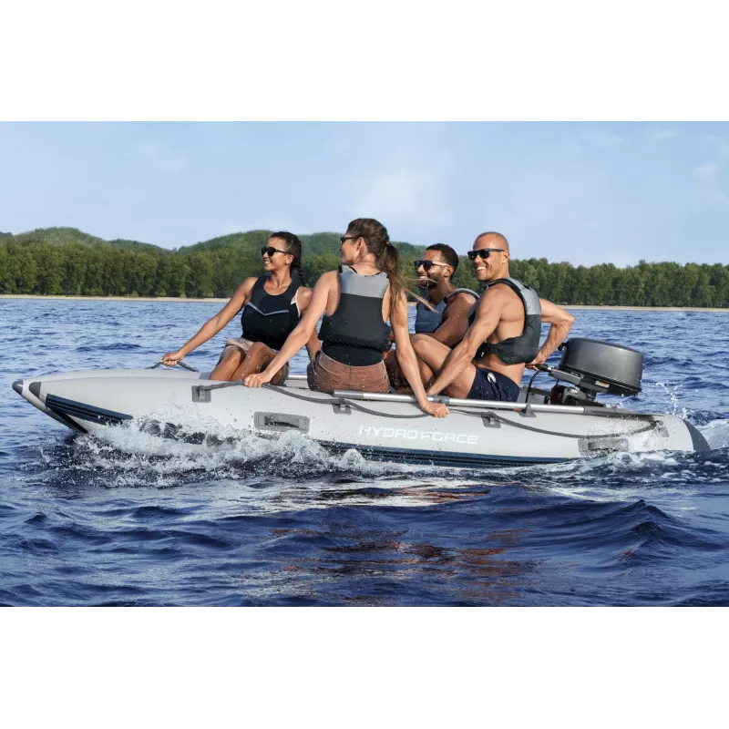 Bestway Hydro Force Beacon Elite 5-Personen aufblasbares Sportboot-Set 3,35 m