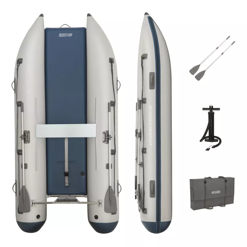 Bestway Hydro Force Beacon Elite 5-Personen aufblasbares Sportboot-Set 3,35 m