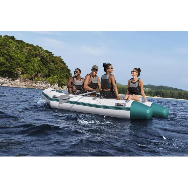 Bestway Hydro Force Mirovia Elite 5-Personen aufblasbares Sportboot-Set 3,30 m