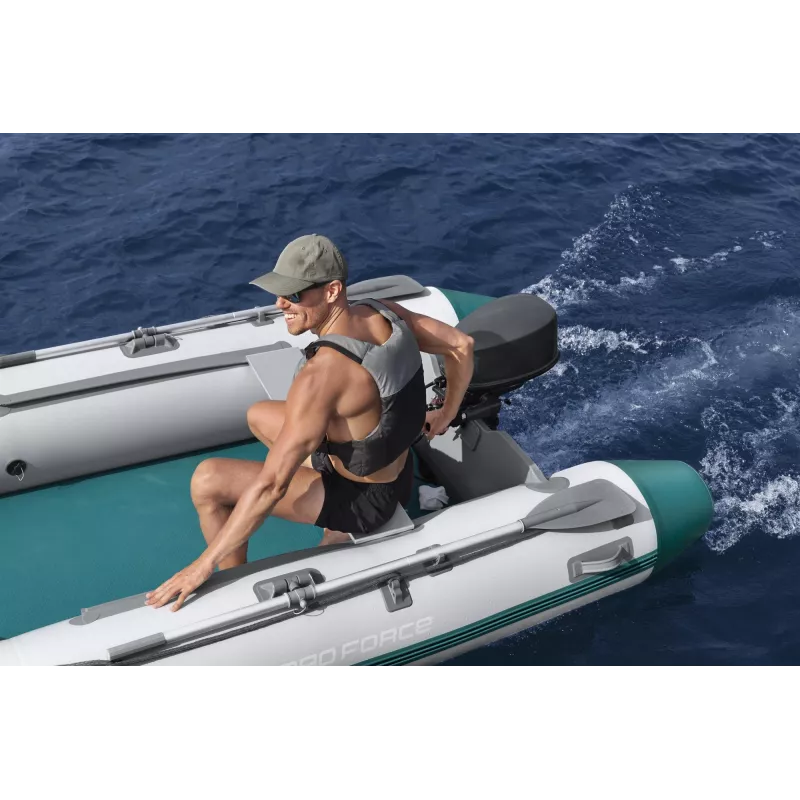 Bestway Hydro Force Mirovia Elite 5-Personen aufblasbares Sportboot-Set 3,30 m