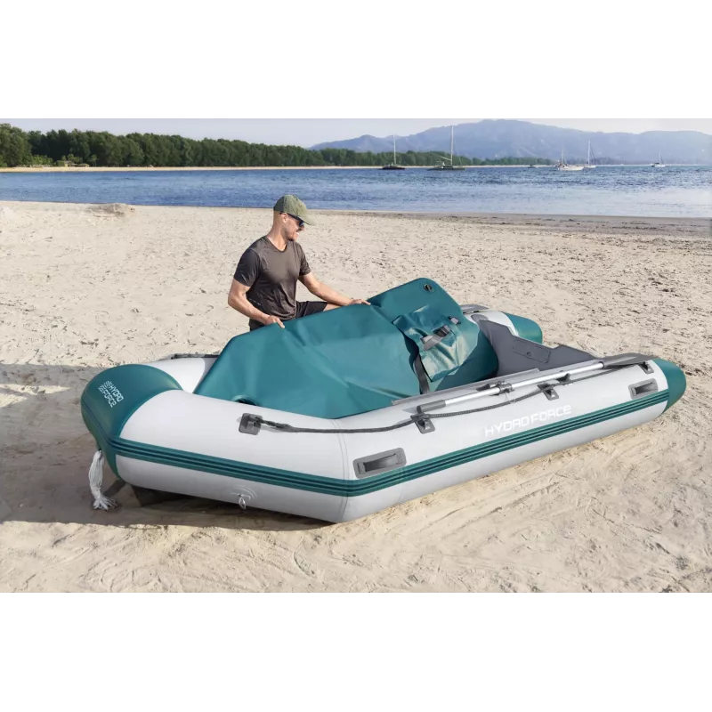 Bestway Hydro Force Mirovia Elite 5-Personen aufblasbares Sportboot-Set 3,30 m