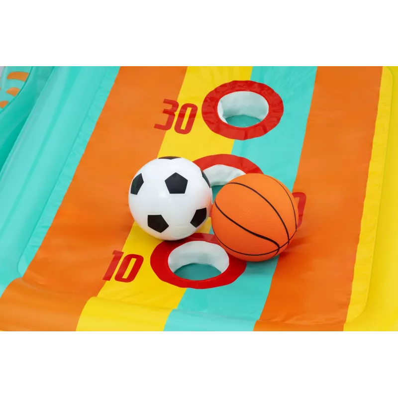 Bestway Perfect Aim 3-in-1 aufblasbares Yard-Spiel, Aufblasbares Spielcenter, 5 Jahr(e), Polyvinylchlorid (PVC), Mehrfarbig