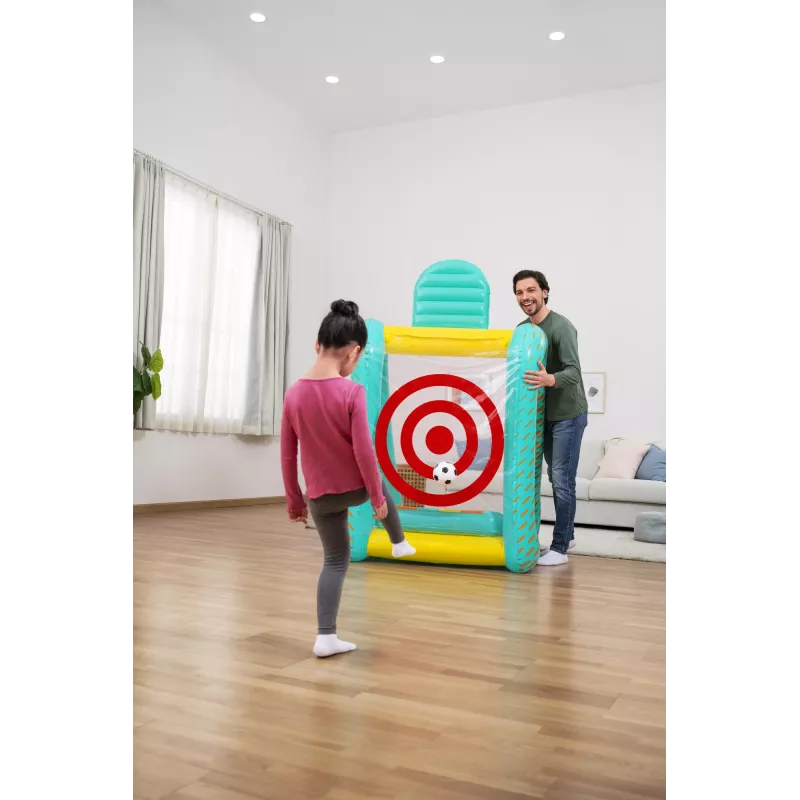 Bestway Perfect Aim 3-in-1 aufblasbares Yard-Spiel, Aufblasbares Spielcenter, 5 Jahr(e), Polyvinylchlorid (PVC), Mehrfarbig