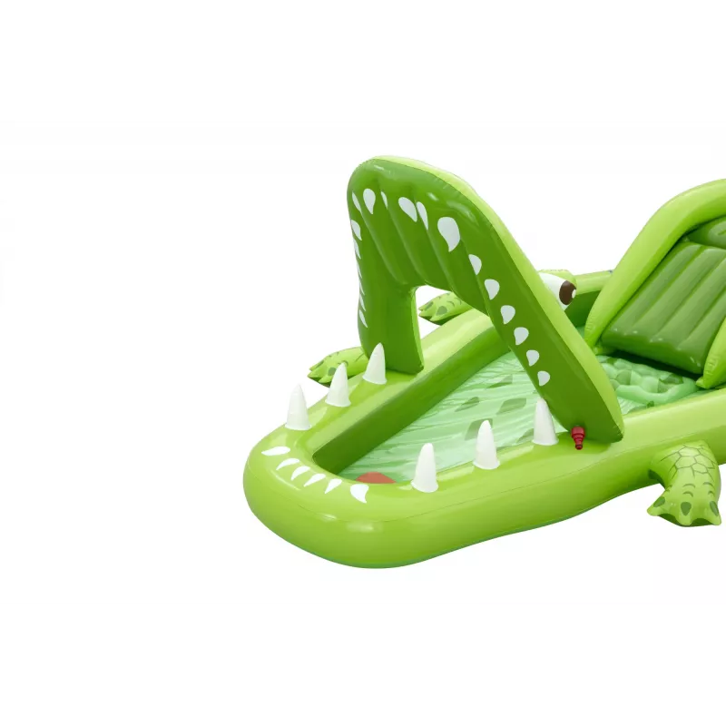 Bestway Later Gator Aufblasbarer Wasser-Spielplatz und Pool für Kinder 2,34 m x 1,63 m x 87 cm