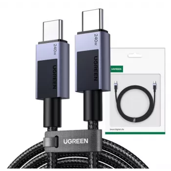 Ugreen 45068 USB-Kabel 2 m USB C 0,48 Gbit/s 240 W Schwarz, Grau