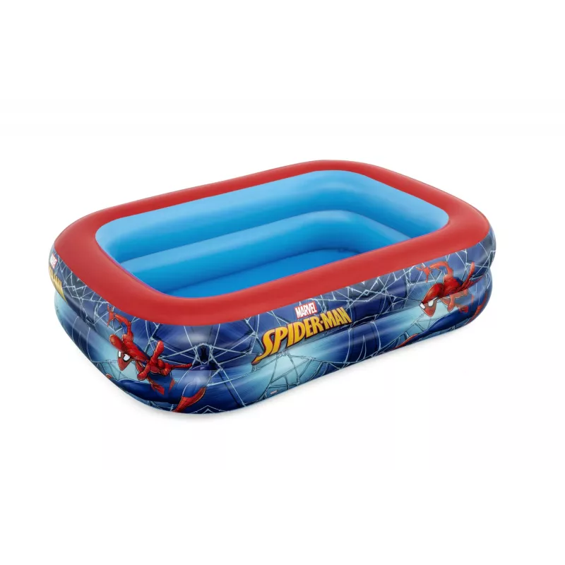 Bestway Spielpool, Aufblasbarer Pool, 450 L, Rechteckig, 6 Jahr(e), Spider-Man, Vinyl