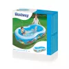 Bestway Aufblasbarer Familienplanschpool 2,62 m x 1,57 m x 46 cm, Aufblasbarer Pool, 544 L, Rechteckig, Vinyl, Mehrfarbig