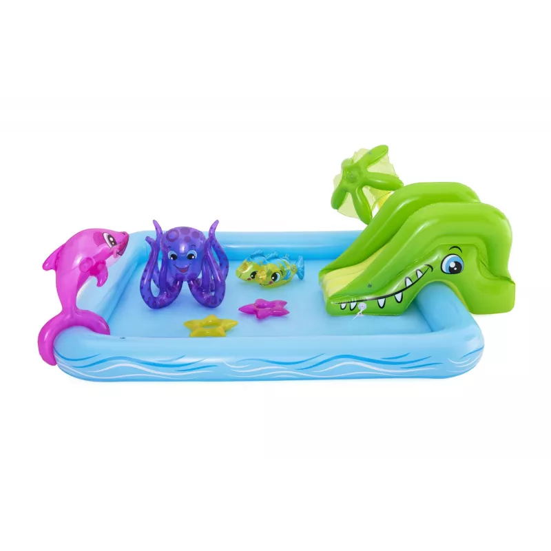 Bestway Play Center Fantastic Aquarium Spielpool, aufblasbarer Pool, 308 L, 8-förmig, 2 J., Vinyl, mehrfarbig