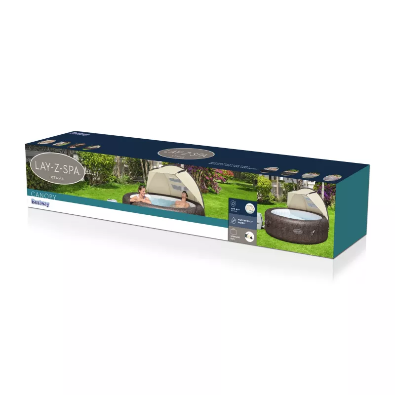 Bestway Lay-Z-Spa 6' x 37 Zoll x 43 Zoll/1,83m x 94cm x 1,09m Überdachung