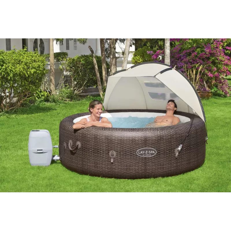 Bestway Lay-Z-Spa 6' x 37 Zoll x 43 Zoll/1,83m x 94cm x 1,09m Überdachung