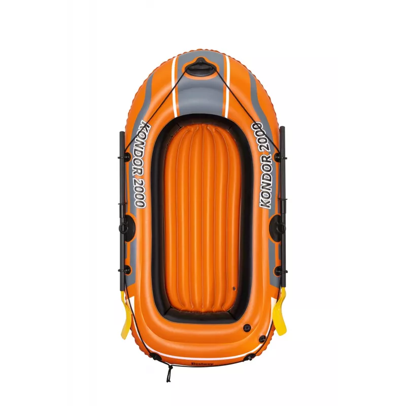 Bestway HYDRO-FORCE Aufblasbares Boot - inklusive Ruder und Fußpumpe