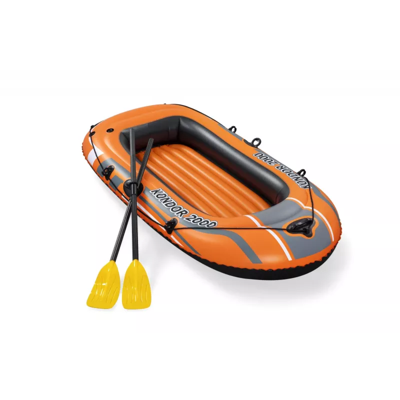Bestway HYDRO-FORCE Aufblasbares Boot - inklusive Ruder und Fußpumpe