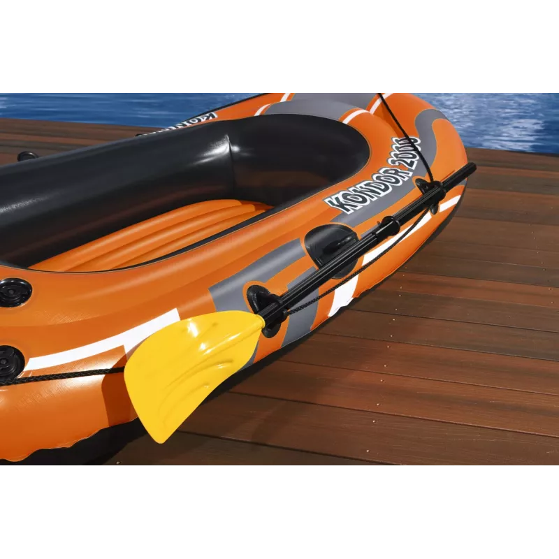 Bestway HYDRO-FORCE Aufblasbares Boot - inklusive Ruder und Fußpumpe