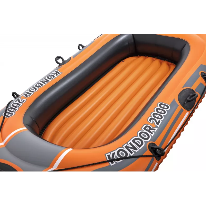 Bestway HYDRO-FORCE Aufblasbares Boot - inklusive Ruder und Fußpumpe