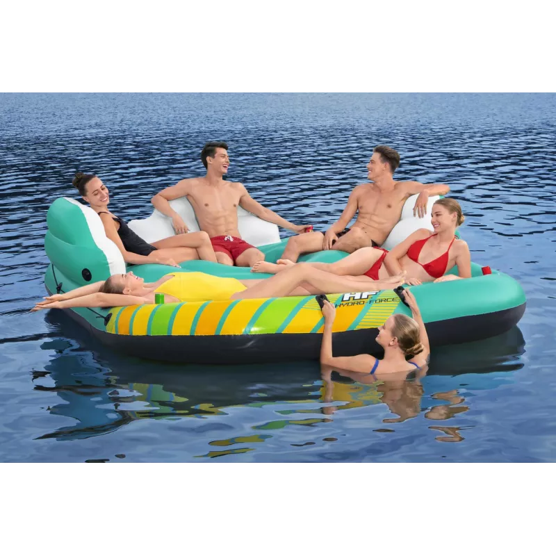Bestway Hydro-Force 9'10 inch x 9'/3,00 m x 2,75 m Sunny Lounge Island