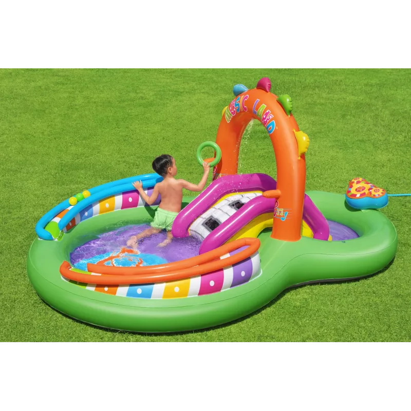Bestway 9'8 inch x 6'3 inch x 54 inch/2,95m x 1,90m x 1,37m Sing 'n Splash Spielcenter