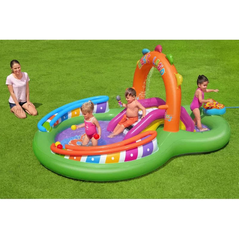 Bestway 9'8 inch x 6'3 inch x 54 inch/2,95m x 1,90m x 1,37m Sing 'n Splash Spielcenter