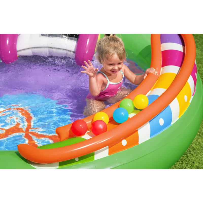 Bestway 9'8 inch x 6'3 inch x 54 inch/2,95m x 1,90m x 1,37m Sing 'n Splash Spielcenter