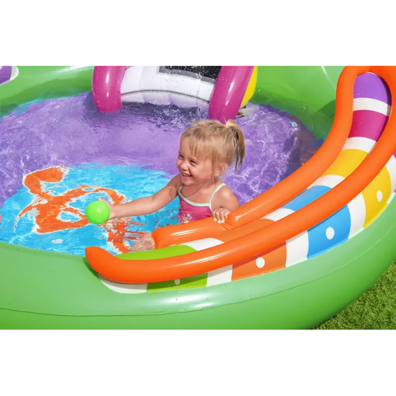 Bestway 9'8 inch x 6'3 inch x 54 inch/2,95m x 1,90m x 1,37m Sing 'n Splash Spielcenter
