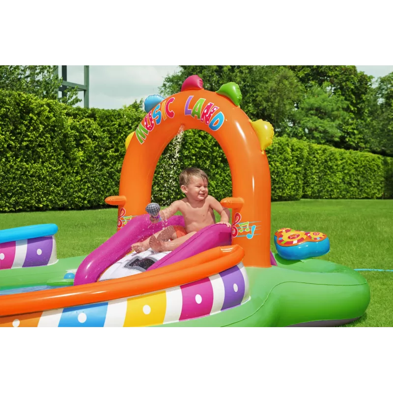 Bestway 9'8 inch x 6'3 inch x 54 inch/2,95m x 1,90m x 1,37m Sing 'n Splash Spielcenter