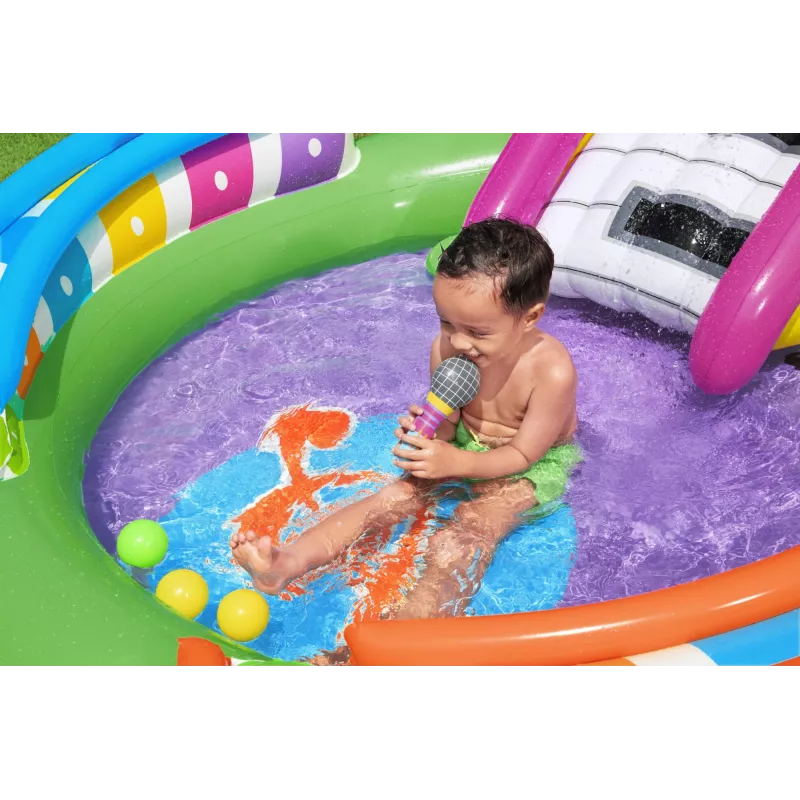 Bestway 9'8 inch x 6'3 inch x 54 inch/2,95m x 1,90m x 1,37m Sing 'n Splash Spielcenter