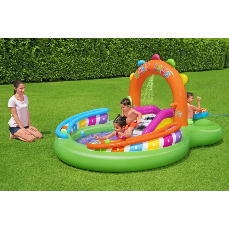 Bestway 9'8 inch x 6'3 inch x 54 inch/2,95m x 1,90m x 1,37m Sing 'n Splash Spielcenter