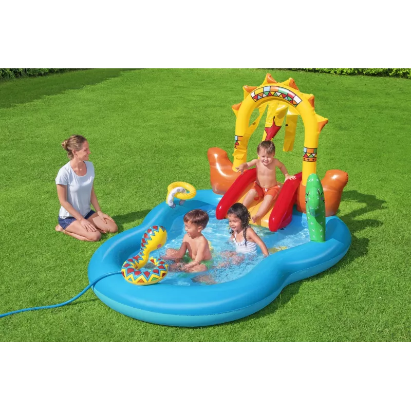 Bestway 8'8 Zoll x 6'2 Zoll x 55 Zoll/2.64 m x 1.88 m x 1.40 m Wild West Spielcenter