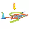 Hot Wheels Action Loop Cyclone Challenge Track Set mit Spielzeugauto im Maßstab 1:64, einfache Aufbewahrung