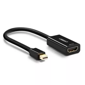 Ugreen 40360 Videokabel-Adapter 0,25 m Mini DisplayPort HDMI Schwarz