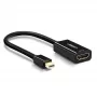 Ugreen 40360 Videokabel-Adapter 0,25 m Mini DisplayPort HDMI Schwarz