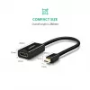 Ugreen 40360 Videokabel-Adapter 0,25 m Mini DisplayPort HDMI Schwarz