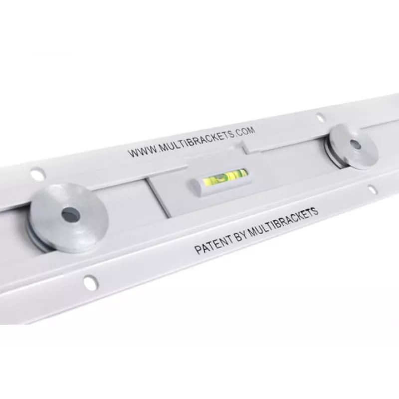 Multibrackets M Universal Wallmount Super schlank Small Silber, 66 cm (26 Zoll), 81,3 cm (32 Zoll), 200 x 100 mm, 400 x 400 mm, Aluminium, Silber
