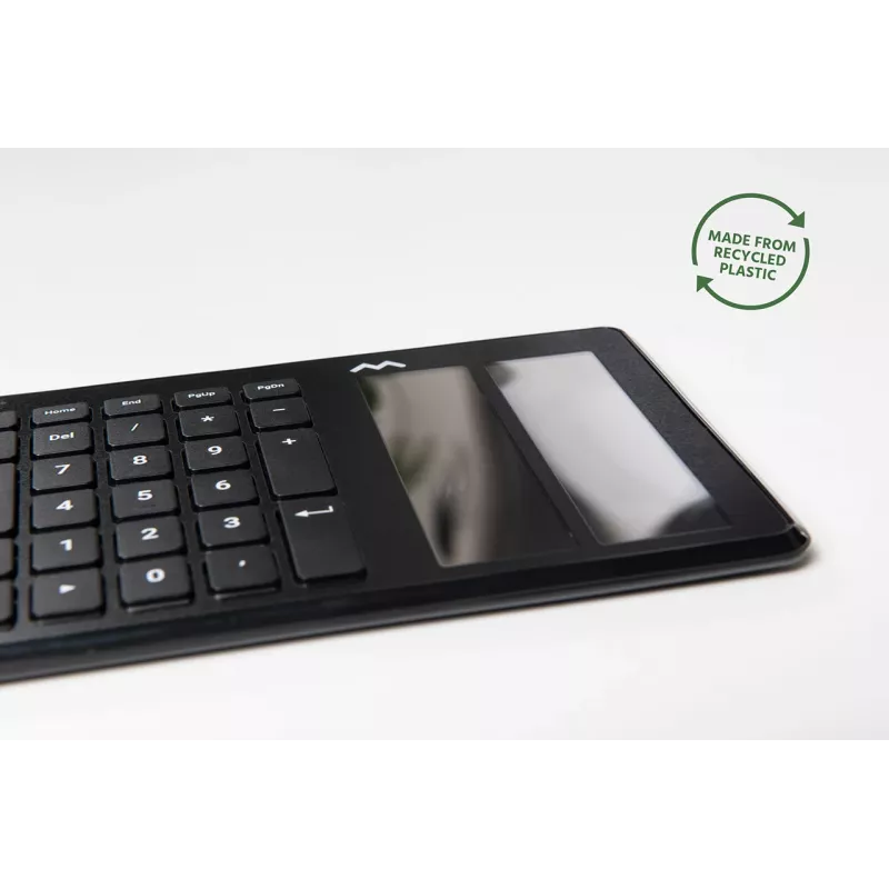 Maustrapper Type Tastatur QWERTY Nordic USB-A + Bluetooth, Full-size (100%), Kabelgebunden & Kabellos, USB + Bluetooth, Schwarz