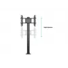 Multibrackets M Display Stand 180 Single Schwarz mit Bodenmontage