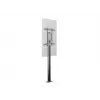 Multibrackets M Display Stand 180 Single Schwarz mit Bodenmontage