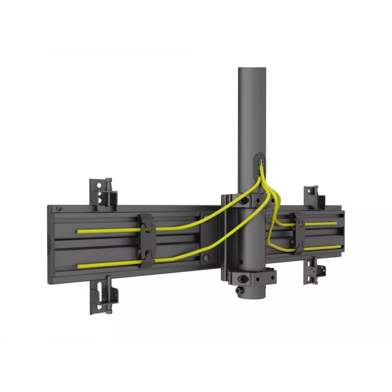 Multibrackets M Pro Series - Kabelmanagement-Clip 6er-Pack, Kabelmanagement-Clip, Schwarz, Kunststoff, 100 g, 90 mm, 30 mm