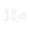 Multibrackets M Pro Series - Kabelmanagement-Clip 6er-Pack, Kabelmanagement-Clip, Schwarz, Kunststoff, 100 g, 90 mm, 30 mm