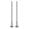 Multibrackets M Pro Series - Soundbar-Halterung XL, Schwarz, Stahl, 15 kg, 165,1 cm (65 Zoll), 2,79 m (110 Zoll), 104 mm