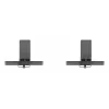 Multibrackets M Pro Series - Soundbar-Halterung XL, Schwarz, Stahl, 15 kg, 165,1 cm (65 Zoll), 2,79 m (110 Zoll), 104 mm