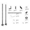 Multibrackets M Pro Series - Soundbar-Halterung XL, Schwarz, Stahl, 15 kg, 165,1 cm (65 Zoll), 2,79 m (110 Zoll), 104 mm