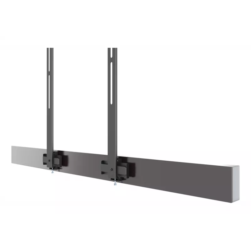 Multibrackets M Pro Series - Soundbar-Halterung XL, Schwarz, Stahl, 15 kg, 165,1 cm (65 Zoll), 2,79 m (110 Zoll), 104 mm