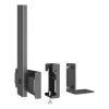 Multibrackets M Pro Series - Soundbar-Halterung XL, Schwarz, Stahl, 15 kg, 165,1 cm (65 Zoll), 2,79 m (110 Zoll), 104 mm