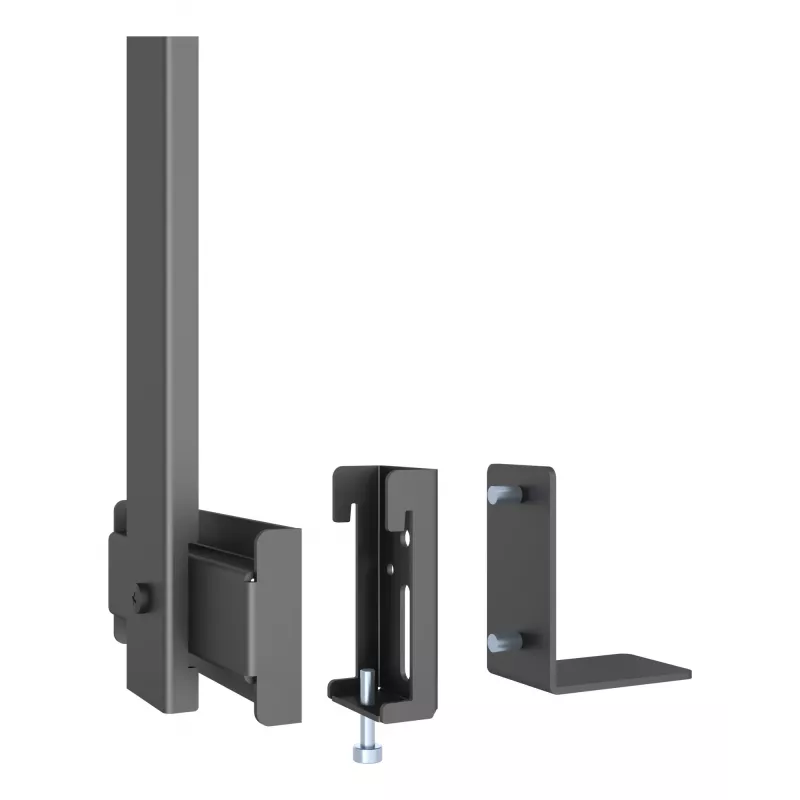 Multibrackets M Pro Series - Soundbar-Halterung XL, Schwarz, Stahl, 15 kg, 165,1 cm (65 Zoll), 2,79 m (110 Zoll), 104 mm