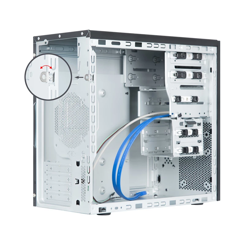Chieftec BD-25B-OP Computergehäuse Schwarz